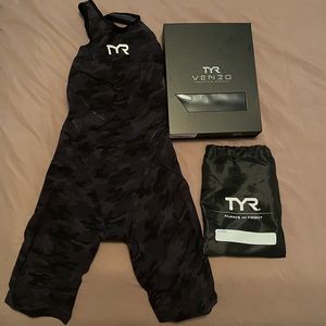 TYR Venzo open back racing suit